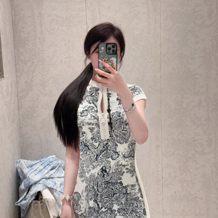 DIOR 25S PRINTED DRESS 700