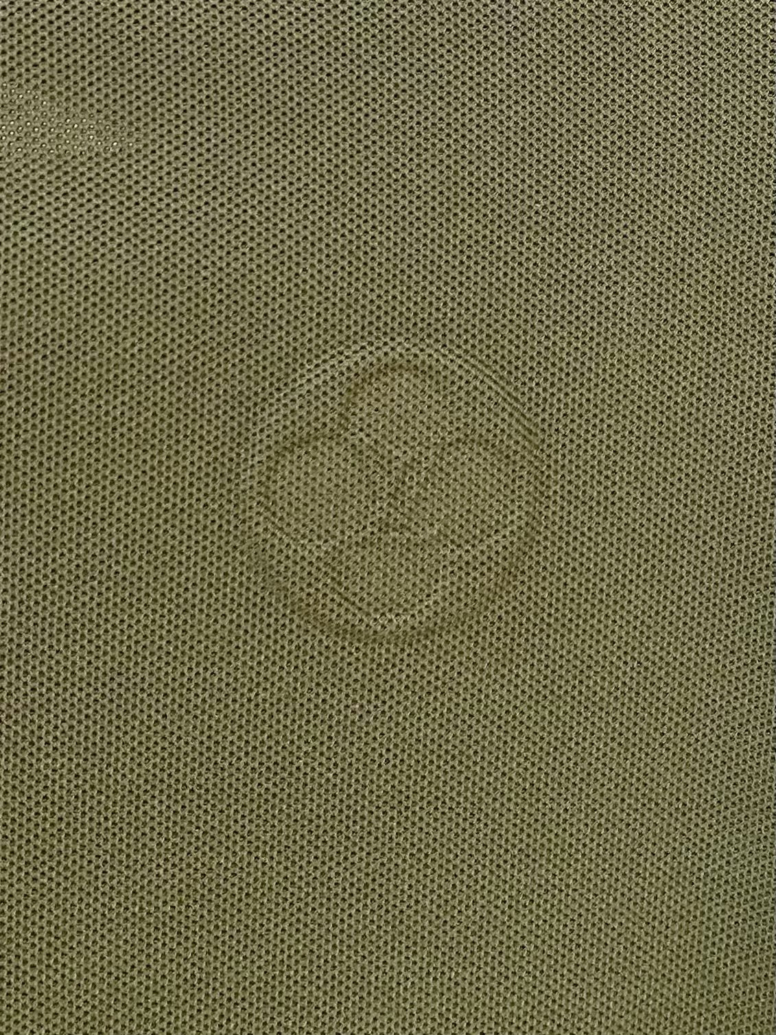 LV POLO SHIRT IN ARMY GREEN MESH BEADED COTTON FABRIC 238855