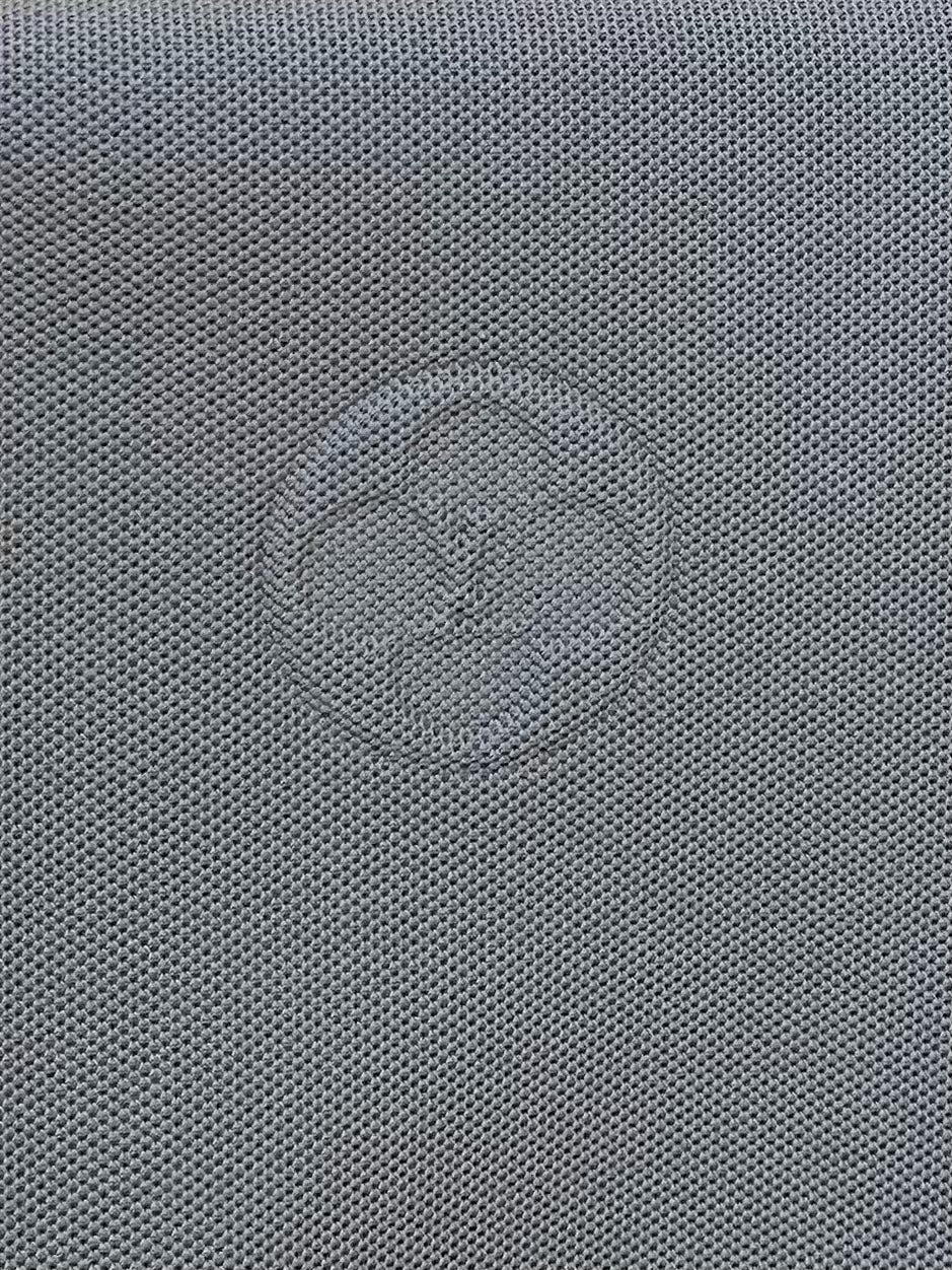 LV POLO SHIRT IN GRAY MESH BEADED COTTON FABRIC 238854