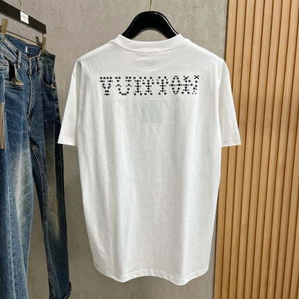 LV T-SHIRT IN WHITE PURE COTTON WITH EMBROIDERED LOGO 238773