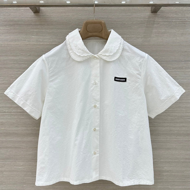MIUMIU 26S SHORT-SLEEVE SHIRT STYLE 1113