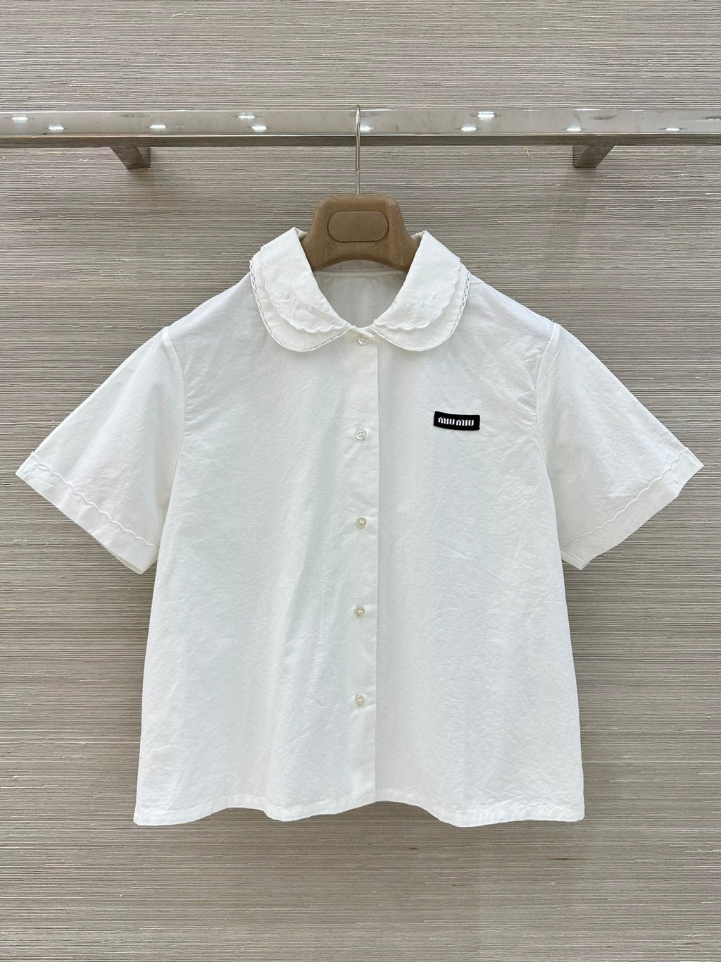 MIUMIU 26S SHORT-SLEEVE SHIRT STYLE 1113