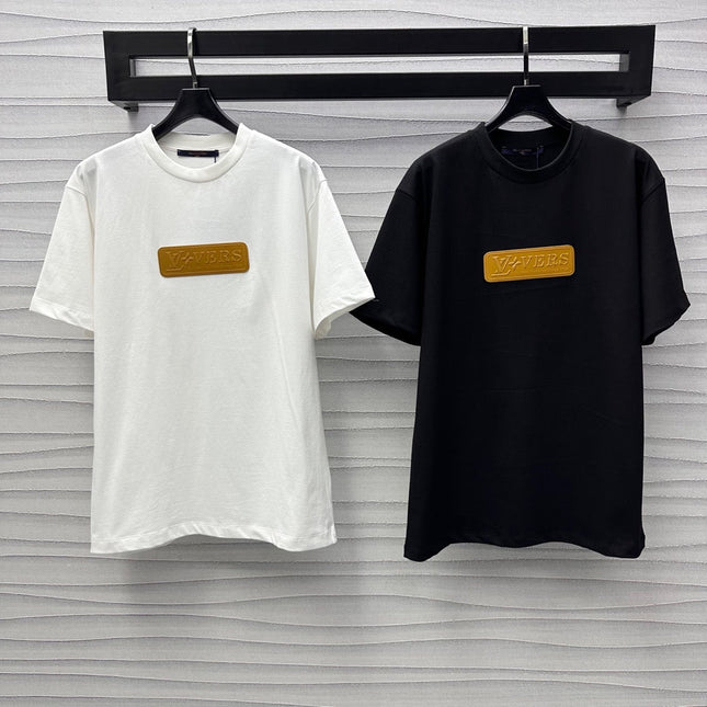 LV 25C VVN Patch Short-Sleeved Cotton Crewneck 229092
