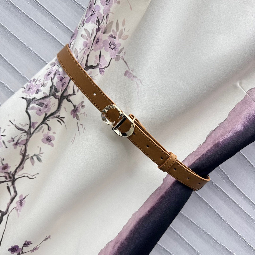 DIOR PRINTED DRESS WITH BELT 256706