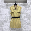 DIOR 25S SLEEVELESS DRESS WITH BELT 264685