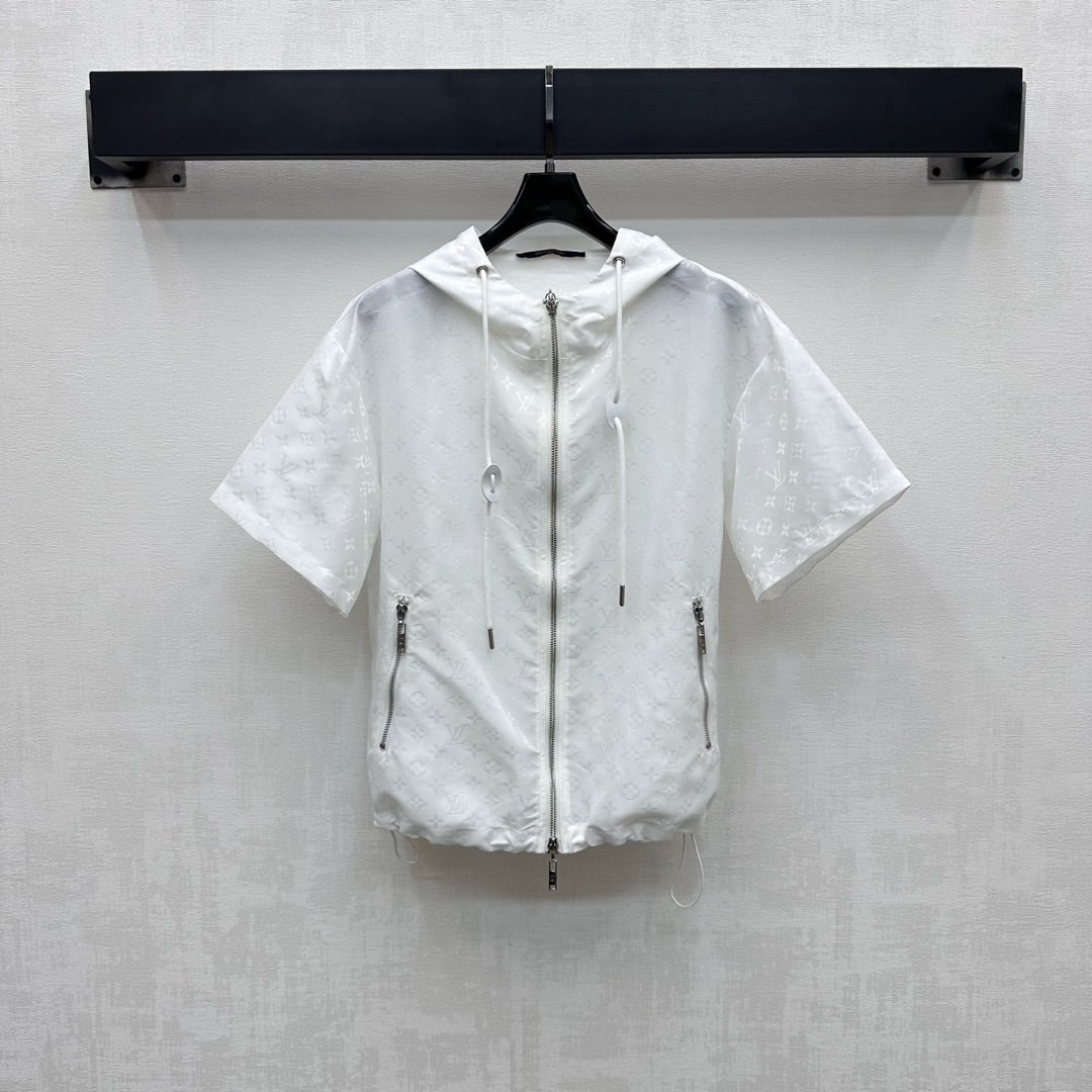 LV 25S HOODED SUN-PROTECTION JACKET AND SHORTS SET 264578
