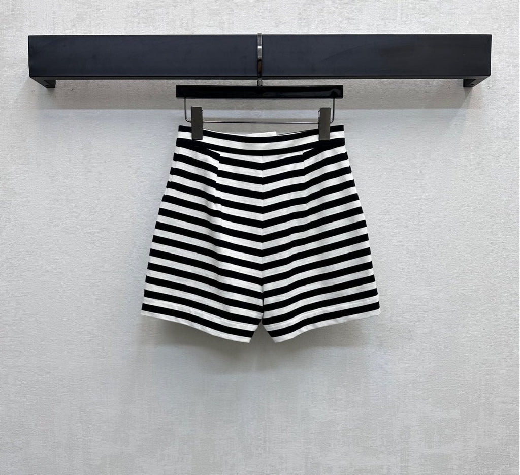 MAXMA 25S HIGH WAIST STRIPED SHORTS 264533