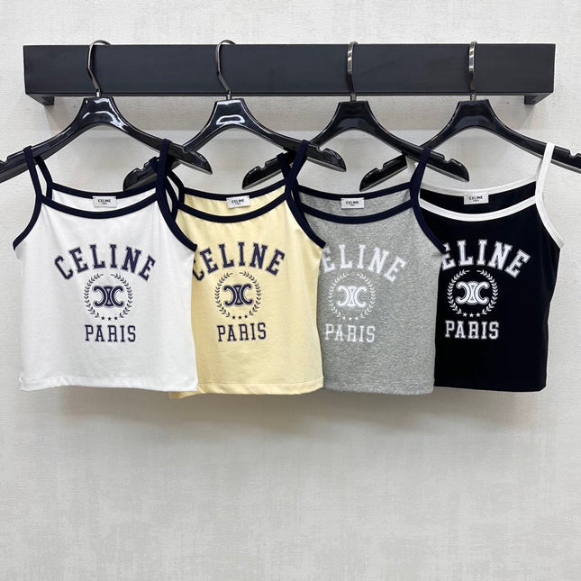 CELINE SPAGHETTI STRAP TOP 267819