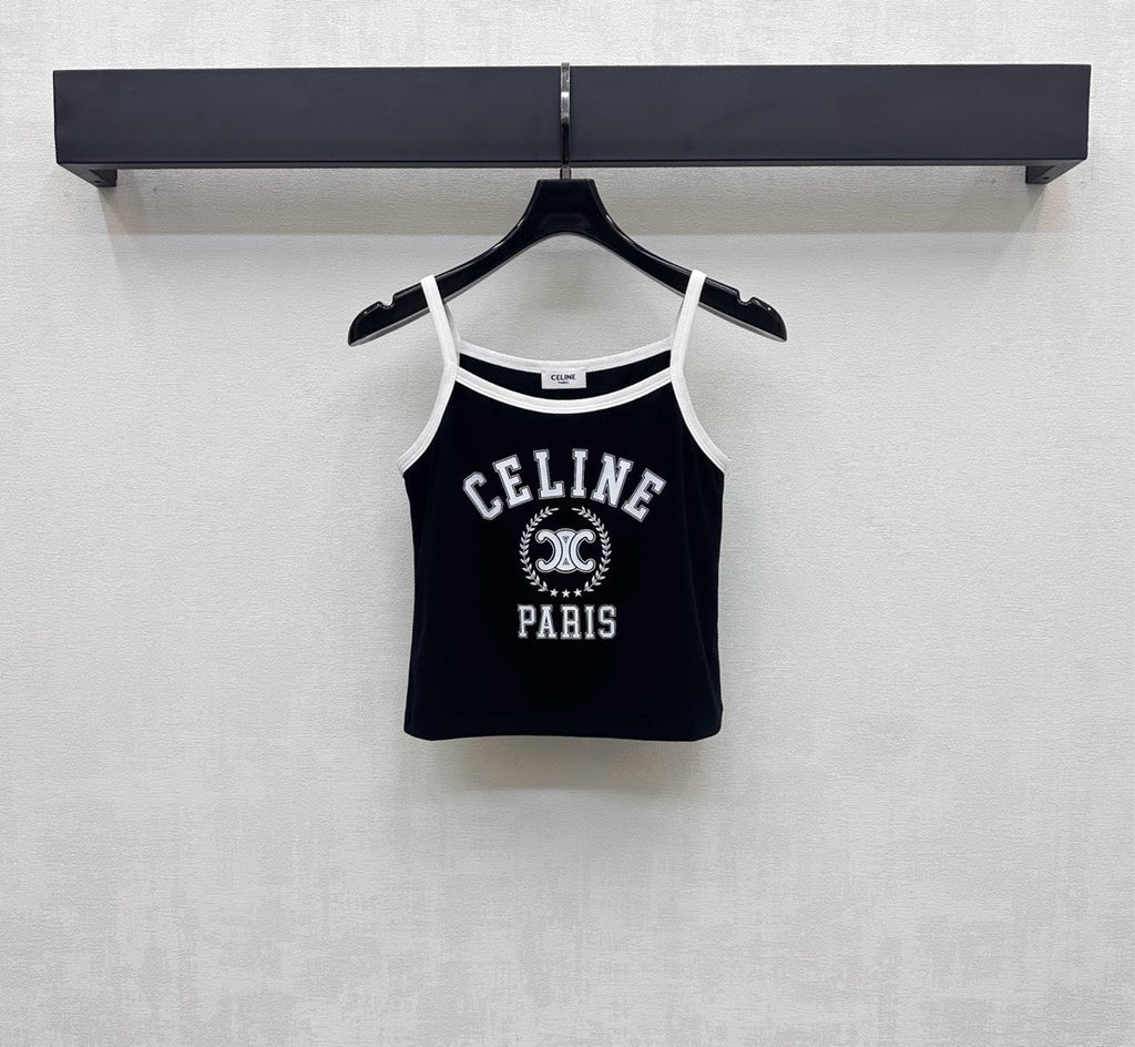 CELINE SPAGHETTI STRAP TOP 267819