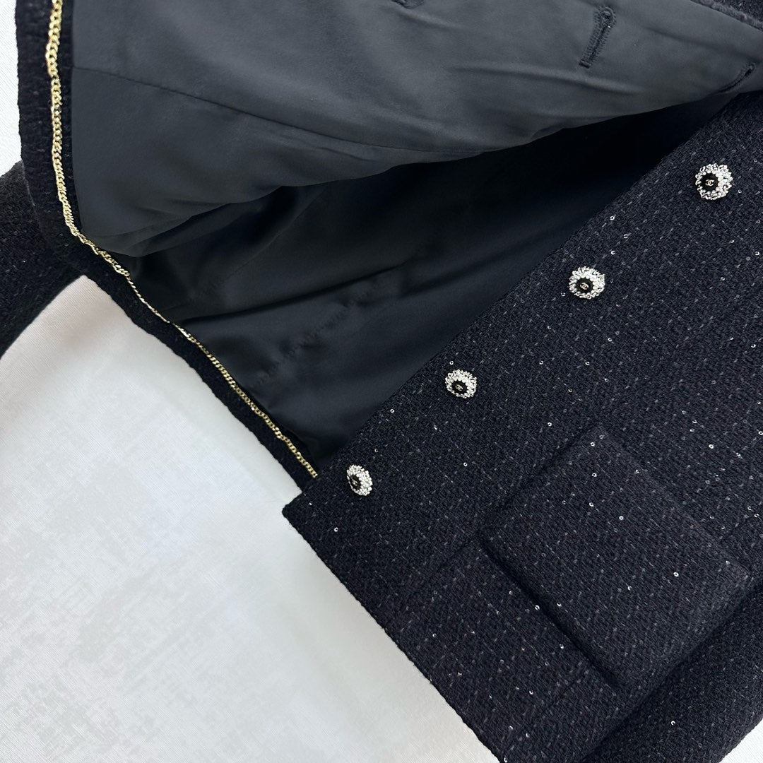 CHANEL 25S WOOL COAT 308