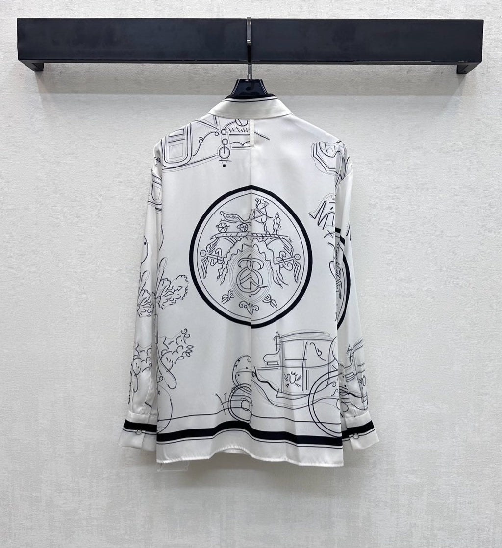 HERMES 26S LONG SLEEVE SHIRT 582