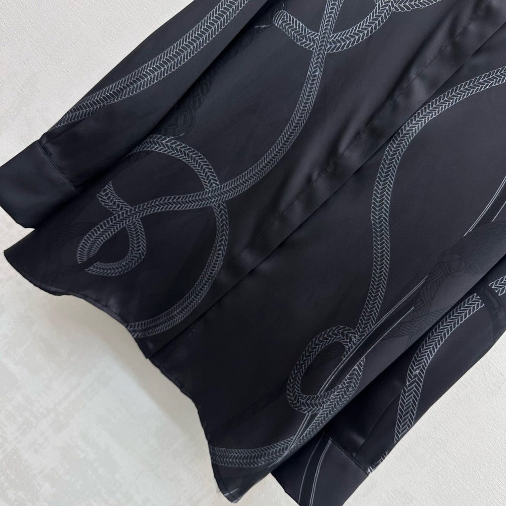 HERMES 26S SILK SHIRT 580
