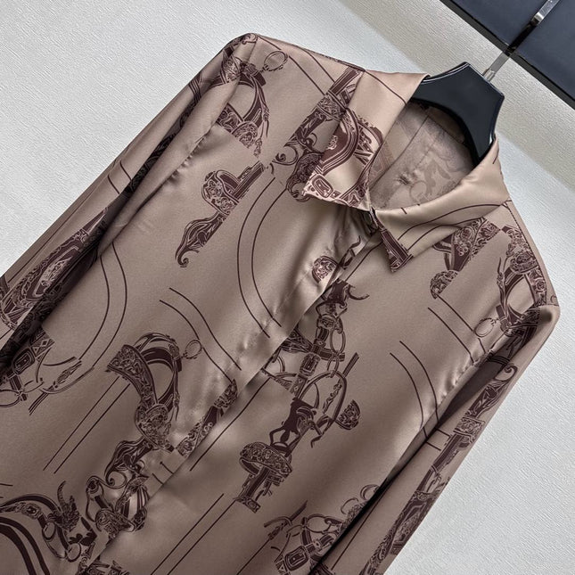 HERMES 26S LONG SLEEVED SHIRT 486