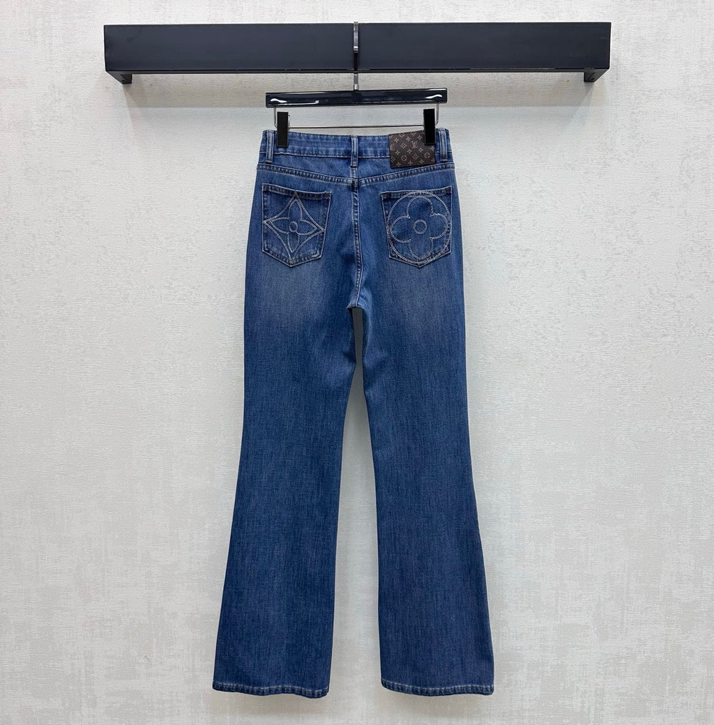 LV 26S FLARED DENIM JEANS STYLE 235