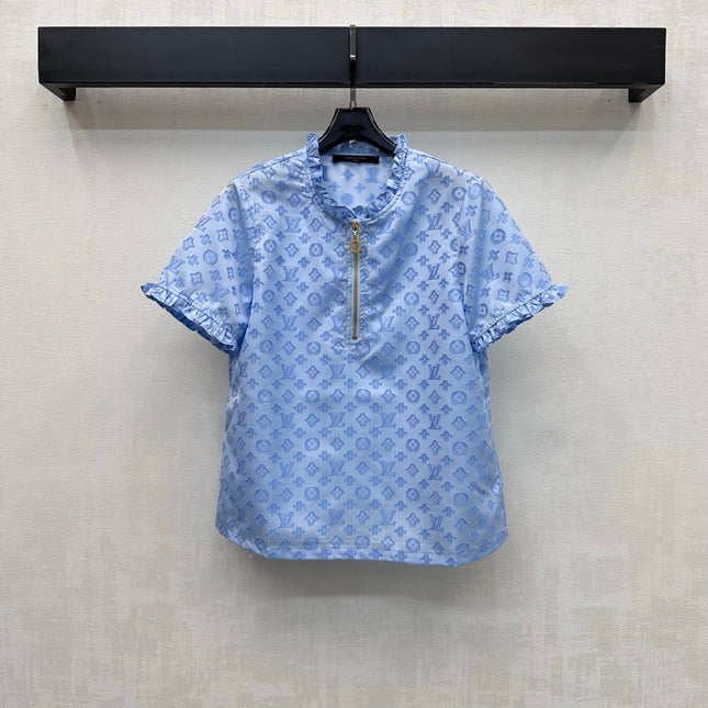 LV 26S SHORT-SLEEVE ZIP-UP SHIRT STYLE 201