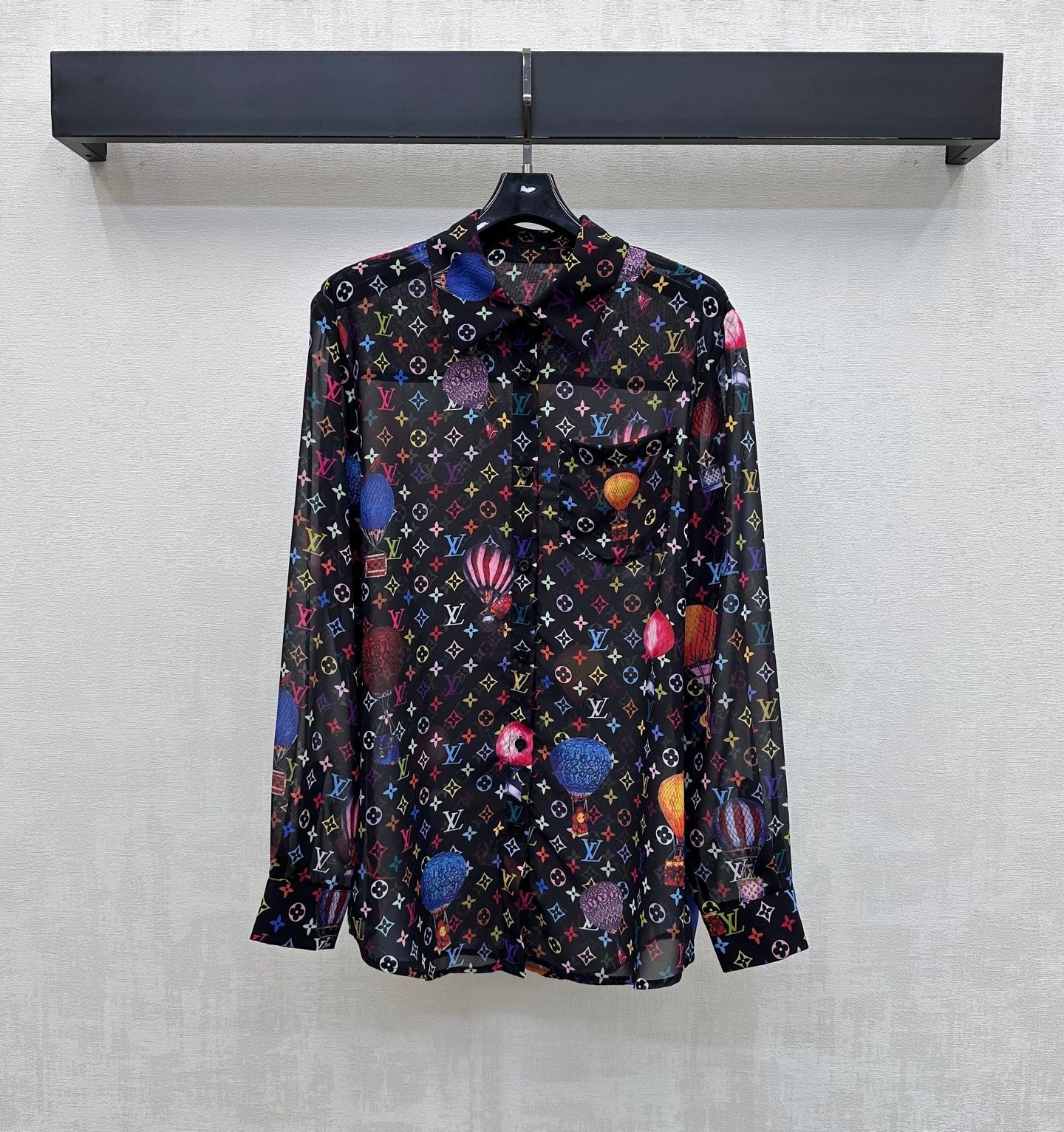 LV 26S PATTERNED LONG-SLEEVE SHIRT STYLE 182