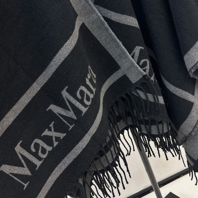 MAX MARA 25S JACQUARD CAPE COAT 007