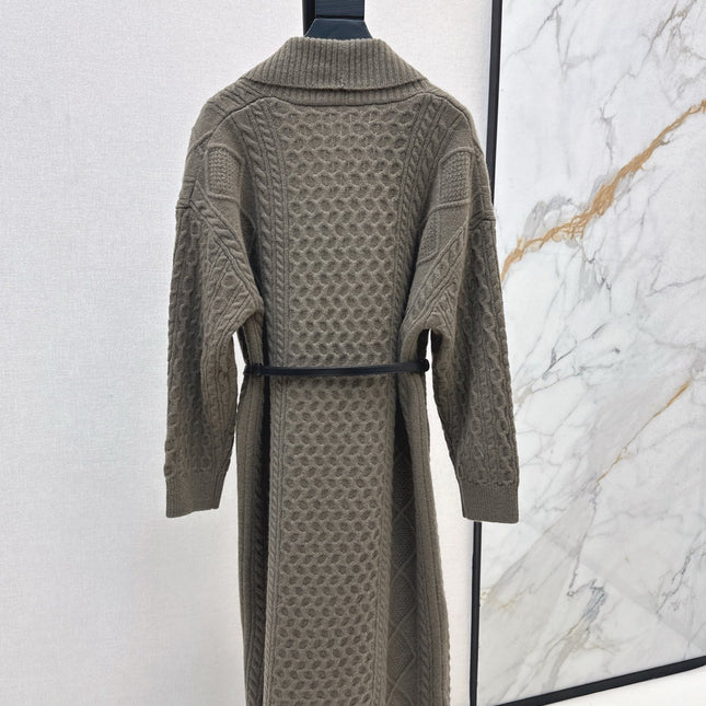 HERMES 25S LONG KNIT CARDIGAN 99430
