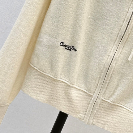DIOR 25S FLORAL EMBROIDERED HOODIE 572