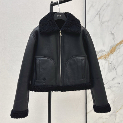 DIOR 25S SHERPA-COLLAR JACKET 542