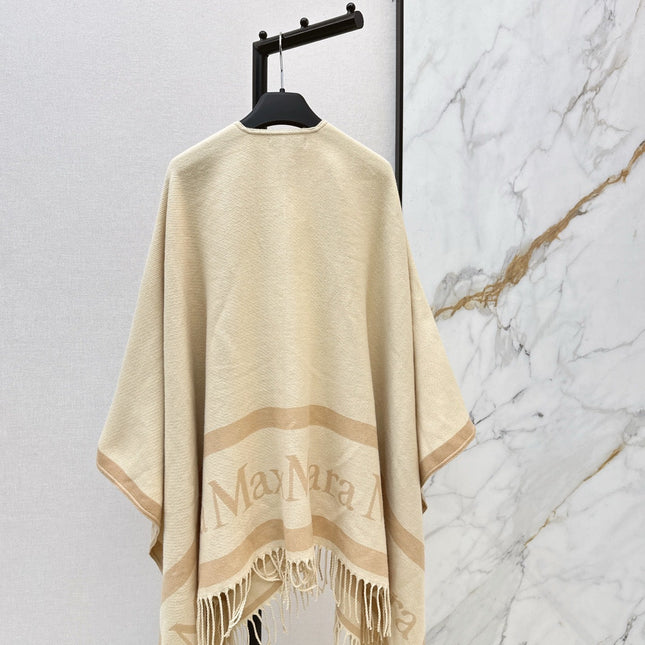 MAX MARA 25S JACQUARD CAPE COAT 008