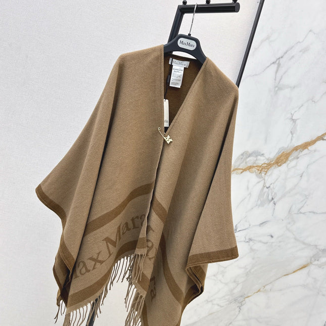 MAX MARA 25S JACQUARD CAPE COAT 009