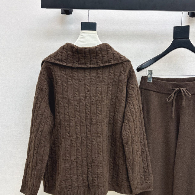 MAX MARA 25S OVERSIZED KNIT SET 034