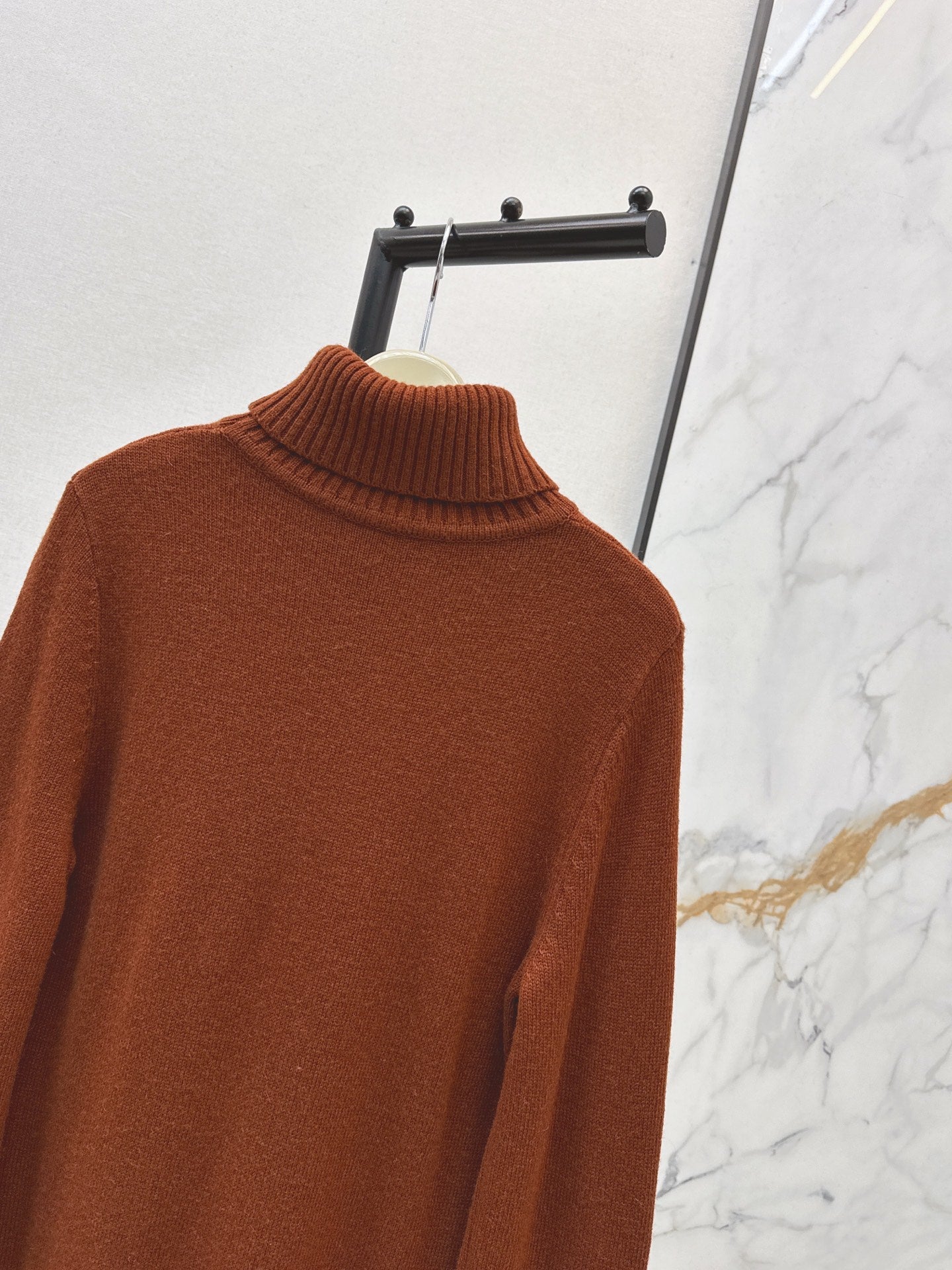 BURBERRY 26S TURTLENECK KNIT DRESS 420