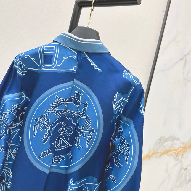HERMES 25S SILK SHIRT 426