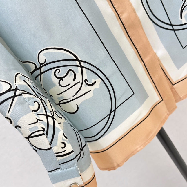 HERMES 25S SILK SHIRT 427