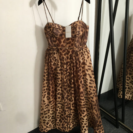 ZIMMERMANN 26S LEOPARD PRINT DRESS STYLE 126
