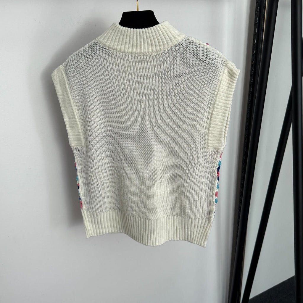 HERMES 25S SLEEVELESS KNITTED VEST 464