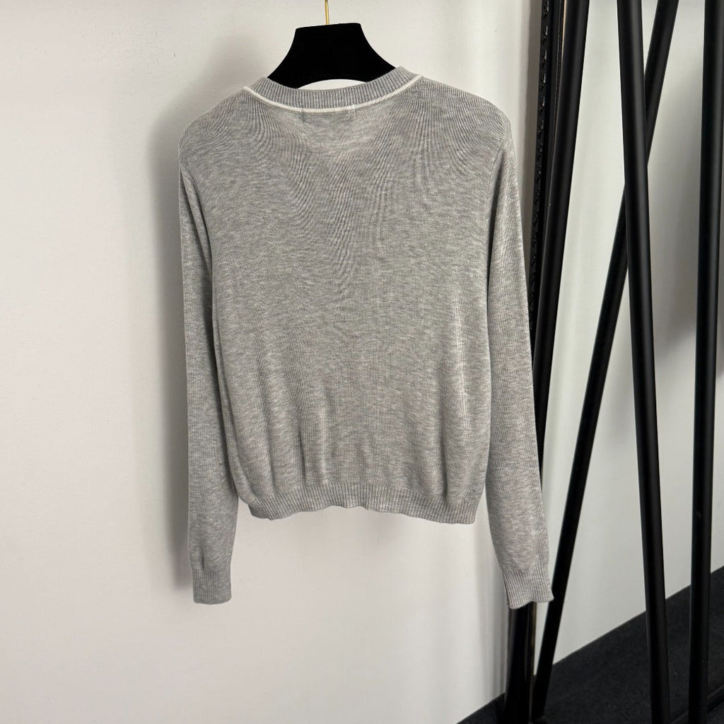 LP 26S LONG-SLEEVE V-NECK CARDIGAN 536