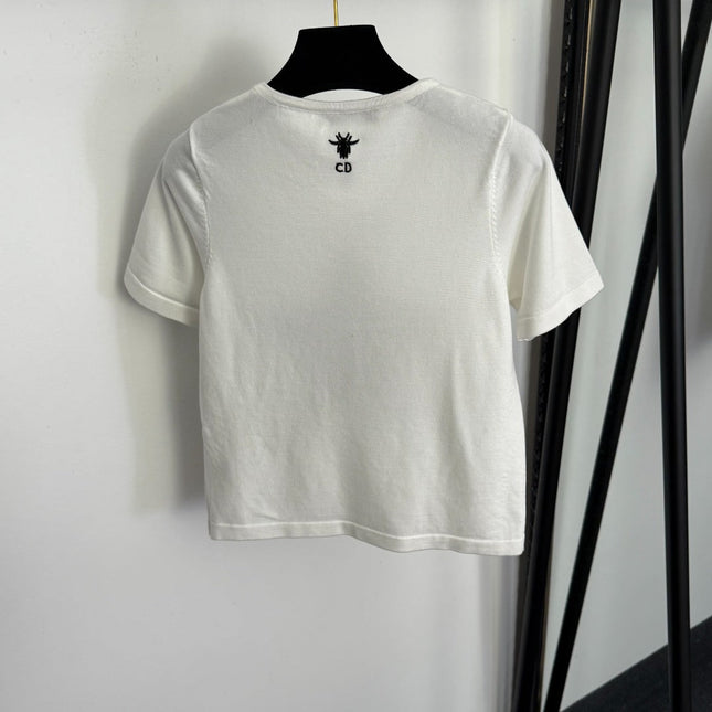 DIOR 26S SHORT-SLEEVE KNIT TOP 1034