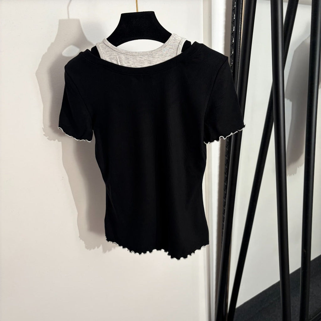 MIUMIU 26S SHORT SLEEVE T-SHIRT 1208