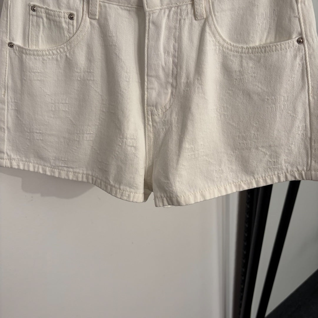 MIUMIU 26S DENIM SHORTS 1176