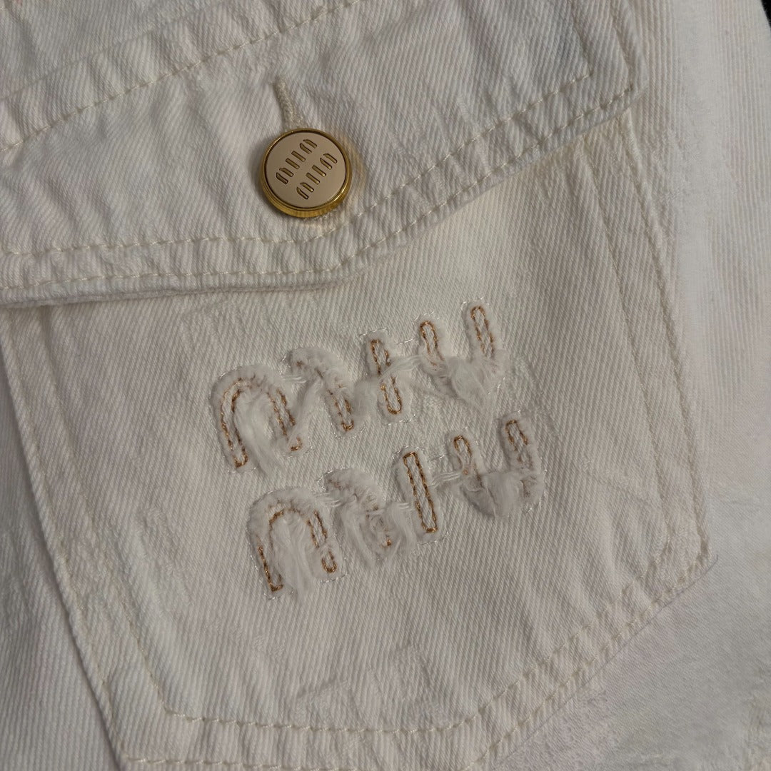MIUMIU 26S DENIM SHORTS 1176
