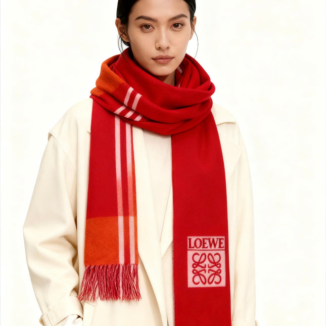 LOEWE 25S SCARF 190 IN CASHMERE 856522