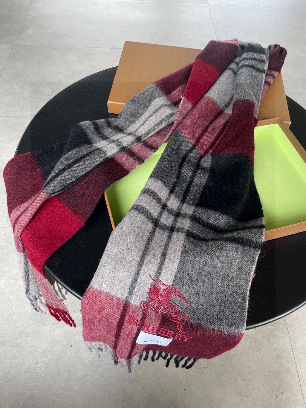 BURBERRY 25S SCARF 200 CM IN CASHMERE 938234