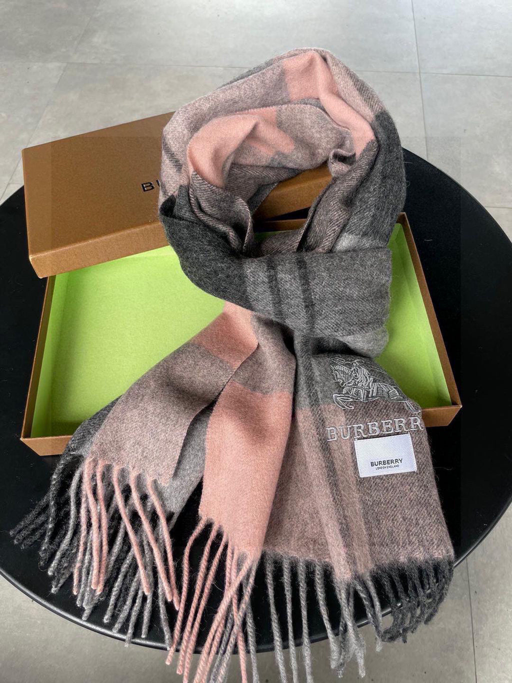 BURBERRY 25S SCARF 200 CM IN CASHMERE 938235