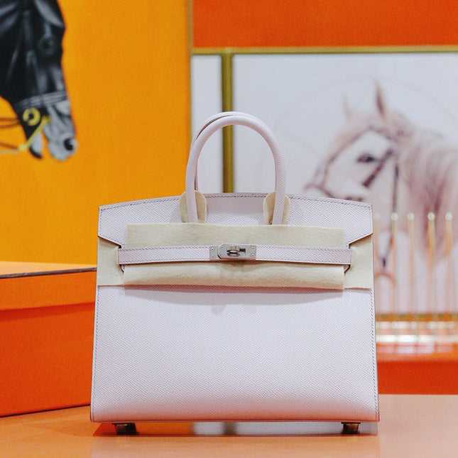 HM 25S BIRKIN 25 CM IN BABY PINK EPSOM WITH SILVER HARDWARE