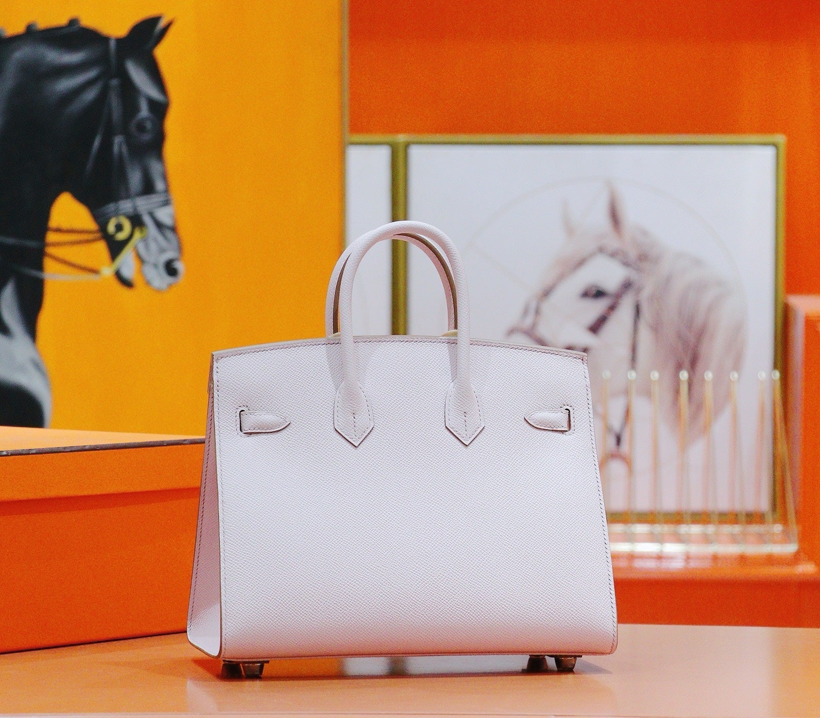 HM 25S BIRKIN 25 CM IN BABY PINK EPSOM WITH SILVER HARDWARE