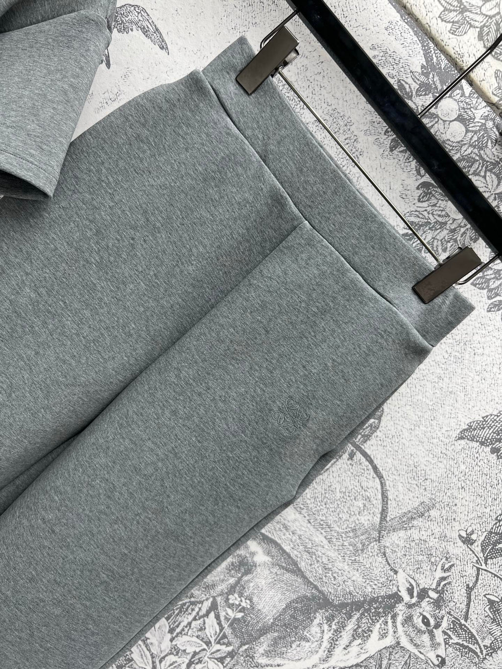Loewe 25 Sweatshirt Suit Gray Cotton