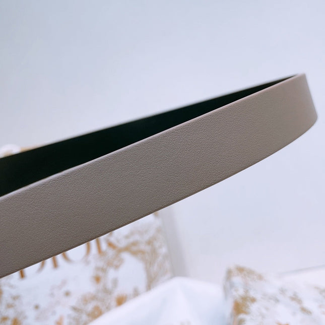 DIOR 25S BELT 20 MM IN GREY BROWN CALFSKIN 572894
