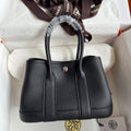 HM 25S GARDEN PARTY 23 CM IN BLACK TOGO