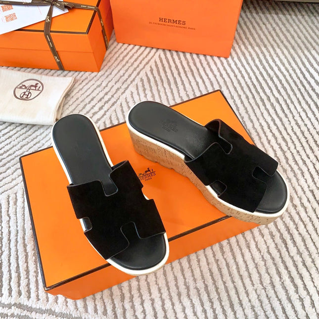 EZE 65 SANDAL BLACK SUEDE
