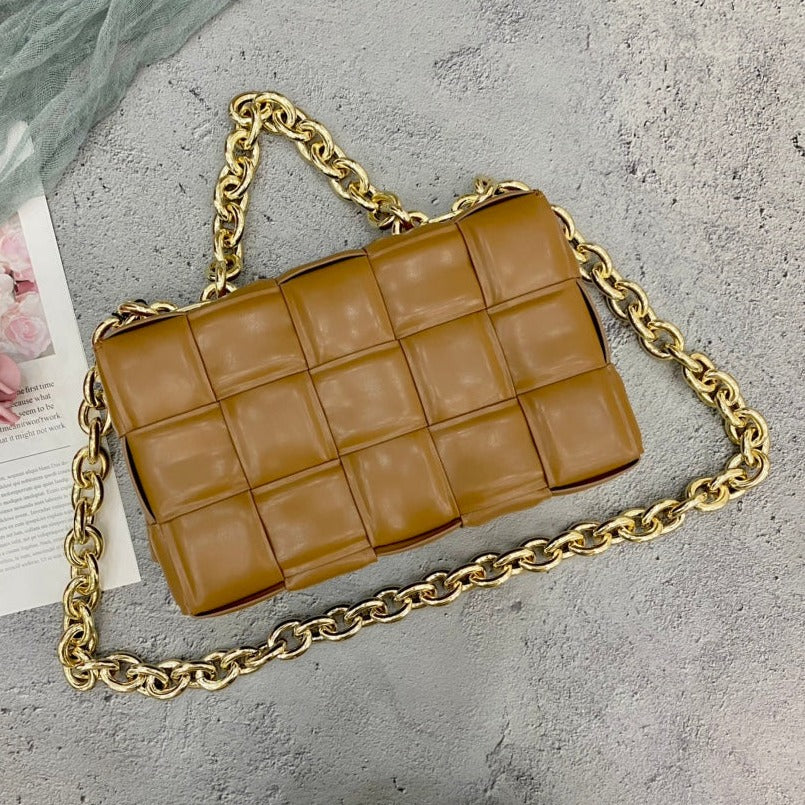Chain Cass Bag Brown