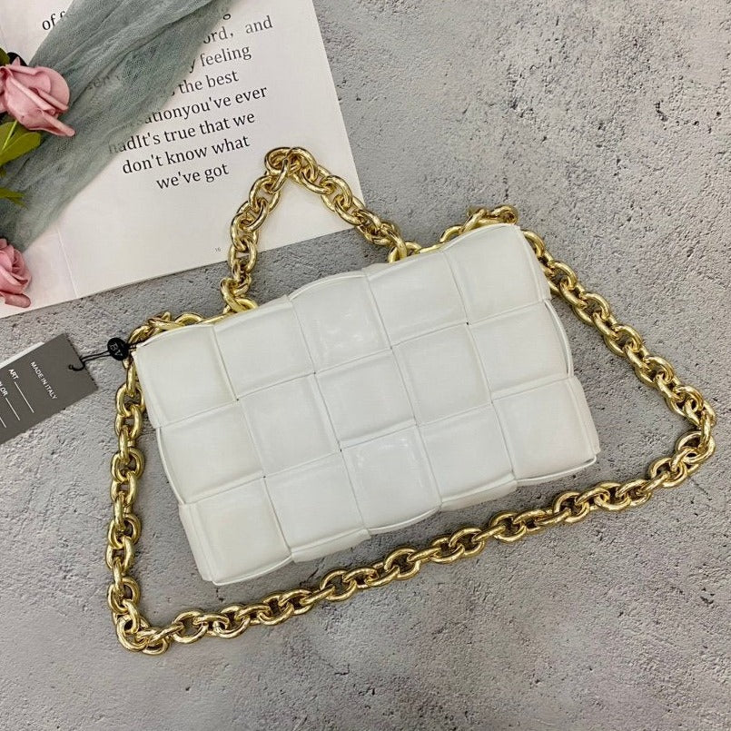 Chain Cass Bag White